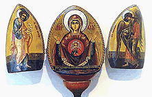Яйцо-складень Знамение Богородицы