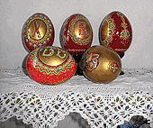 Яйца пасхальные расписные