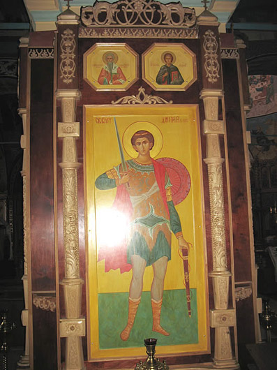ССвятой благоверный князь Феодор Смоленский храмовая икона в храме