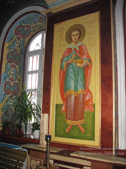 Святой Пантелеймон - храмовая икона