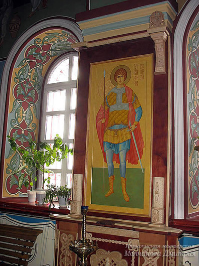 Святой Георгий Победоносец храмовая икона