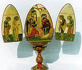 Яйцо-складень Благовещание Богородицы