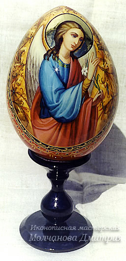 Святой Архангел Гавриил пасхальное яйцо