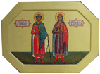 Икона Св. мученики Борис и Глеб<л