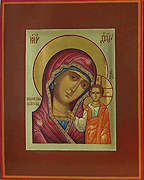 Образ Богородицы Казанская икона