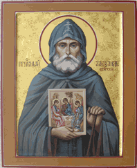 Святой Александр Свирский икона именная