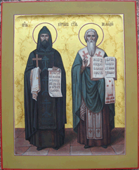Икона Свв Кирилл и Мефодий