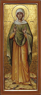 Икона мерная святая Ирина