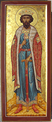 Святой князь Владимир икона мерная