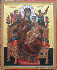 Образ Пресвятой Богородицы Всецарица 18х22см икона