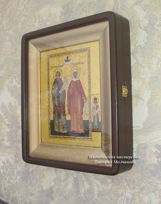 Святые Анна пророчица и преподобный Сергий Радонежский, Марк епископ Ефесский